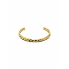 Bracelete Cravejado de Pontas Banho de Ouro 18k Bracelete Cravejado de Pontas Banho de Ouro 18k