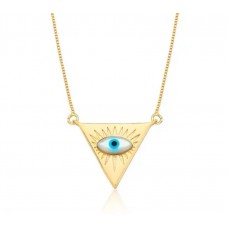 Colar olho Grego Triângulo Colar olho Grego Triângulo