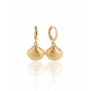 ARGOLA CONCHA  BANHO DE OURO 18k